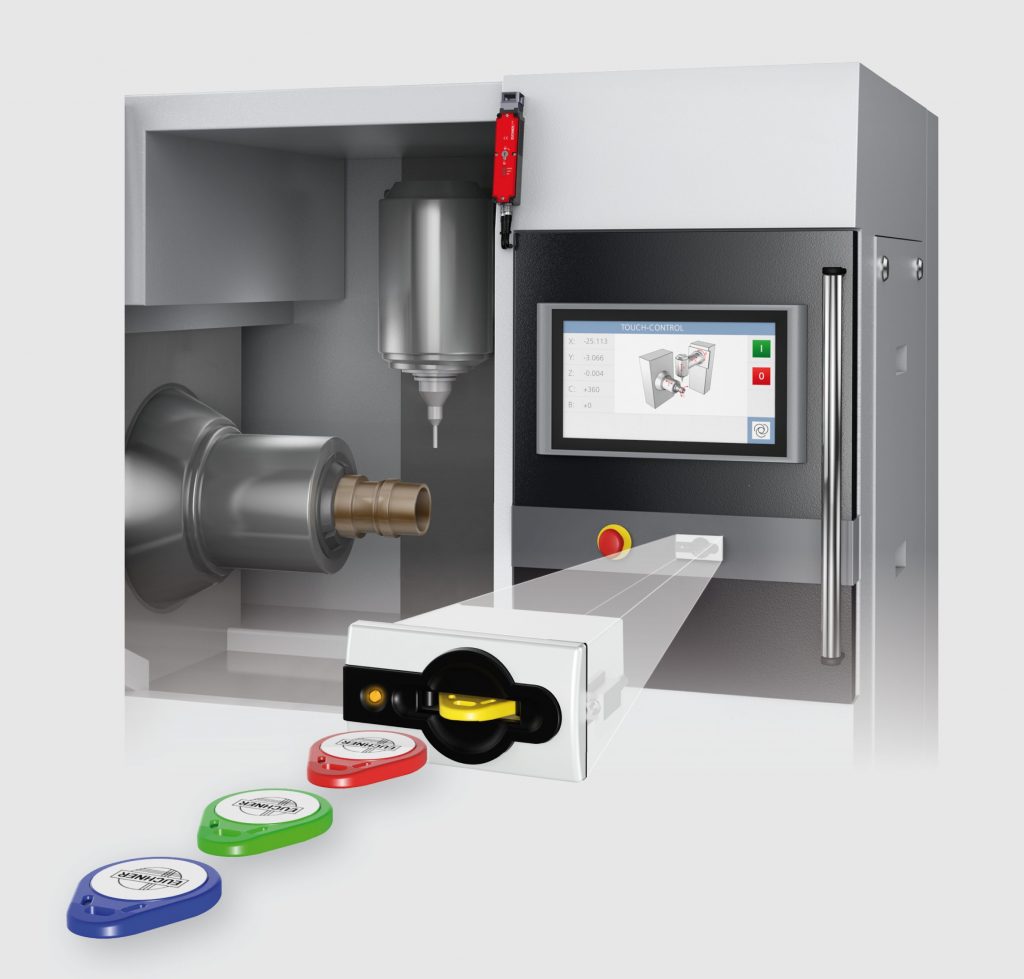 Mensch und Maschine gut gesichert 3 Das elektronische Schlüsselsystem EKS macht die Betriebsartenwahl noch sicherer.