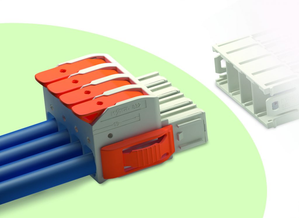 Leiterplatten-Steckverbinder zum Verdrahten ohne Werkzeug 1 Mit den MCS MAXI 16 bietet Wago die ersten Steckverbinder weltweit, die eine intuitive und werkzeuglose Handhabung durch den Hebel ermöglichen.