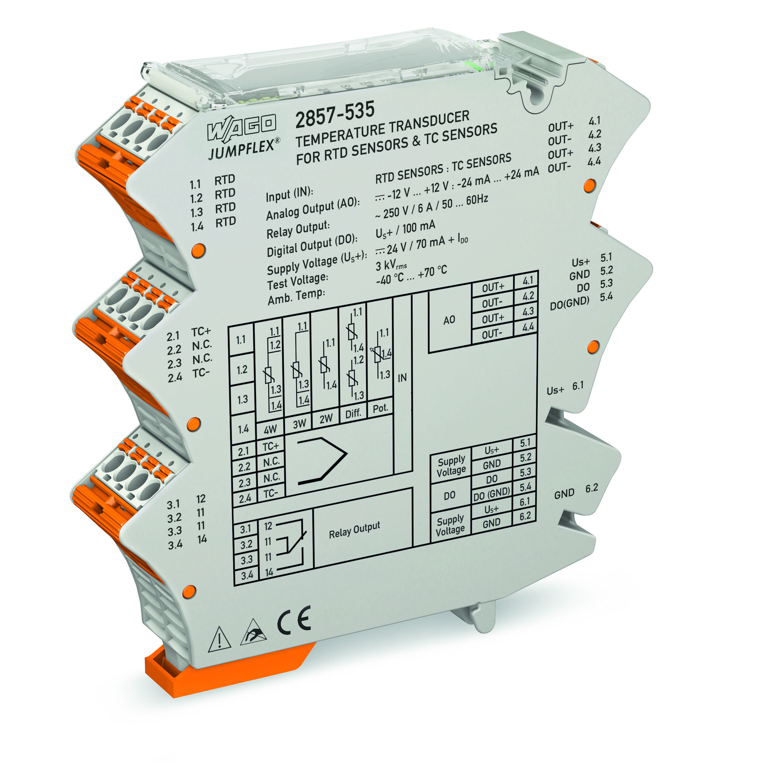 Temperaturmessumformer mit aufsteckbarem Display 8 Temperaturmessumformer mit aufsteckbarem Display