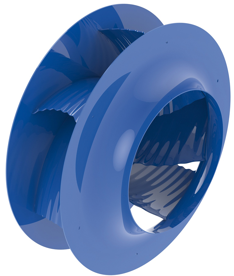 Radialventilatoren mit verbessertem Zuströmwinkel