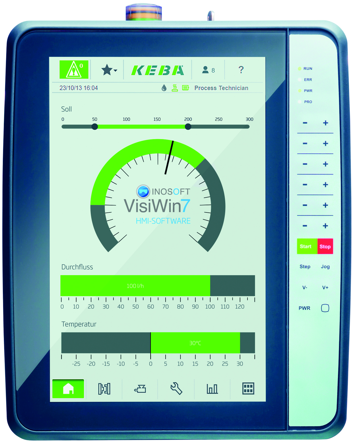 Handbediengeräte um HMI-Software ergänzt