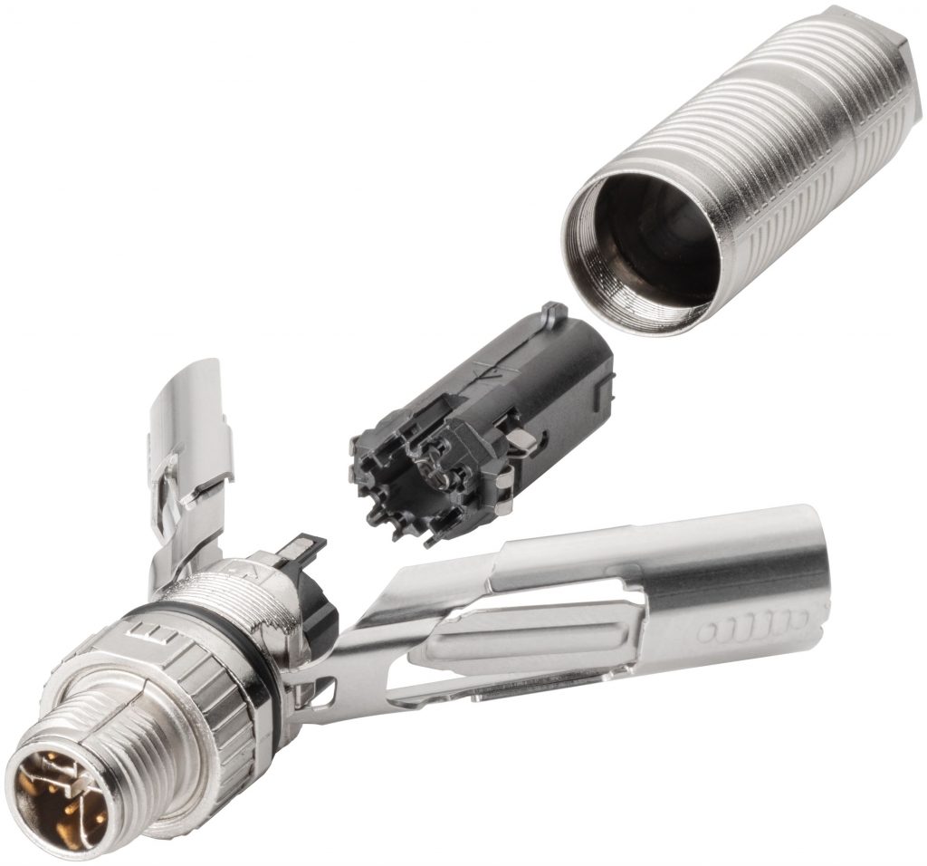 Steckverbinder für Die Vor-Ort-Konfektionierung von industrietauglichen Leitungen 2 168518 MS19 DIPA FastConnectIEFCM12PlugPro 1