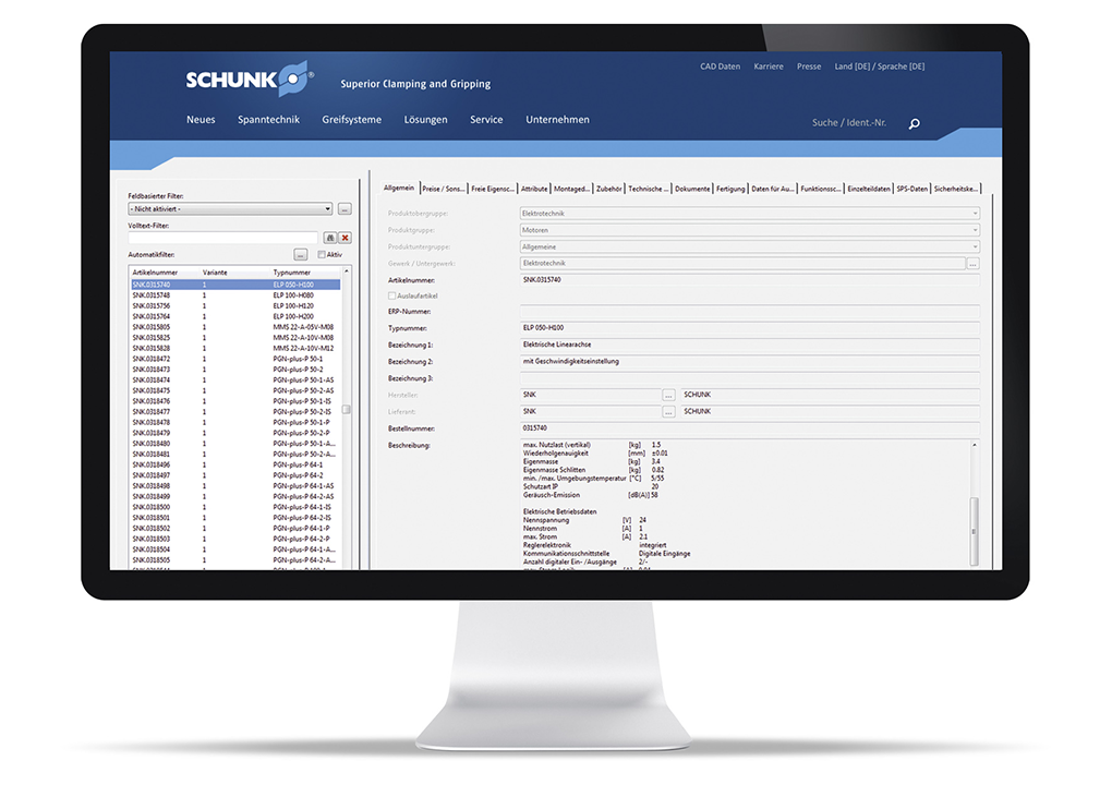 Greiferportfolio in Eplan integriert 6 Greiferportfolio in Eplan integriert