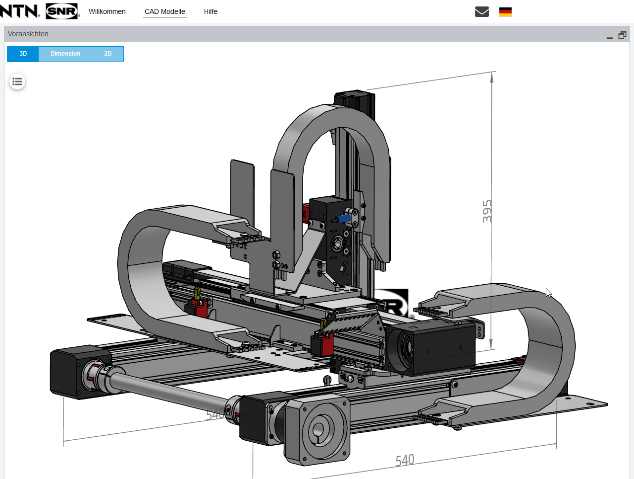 Konfigurator für Linearachssysteme