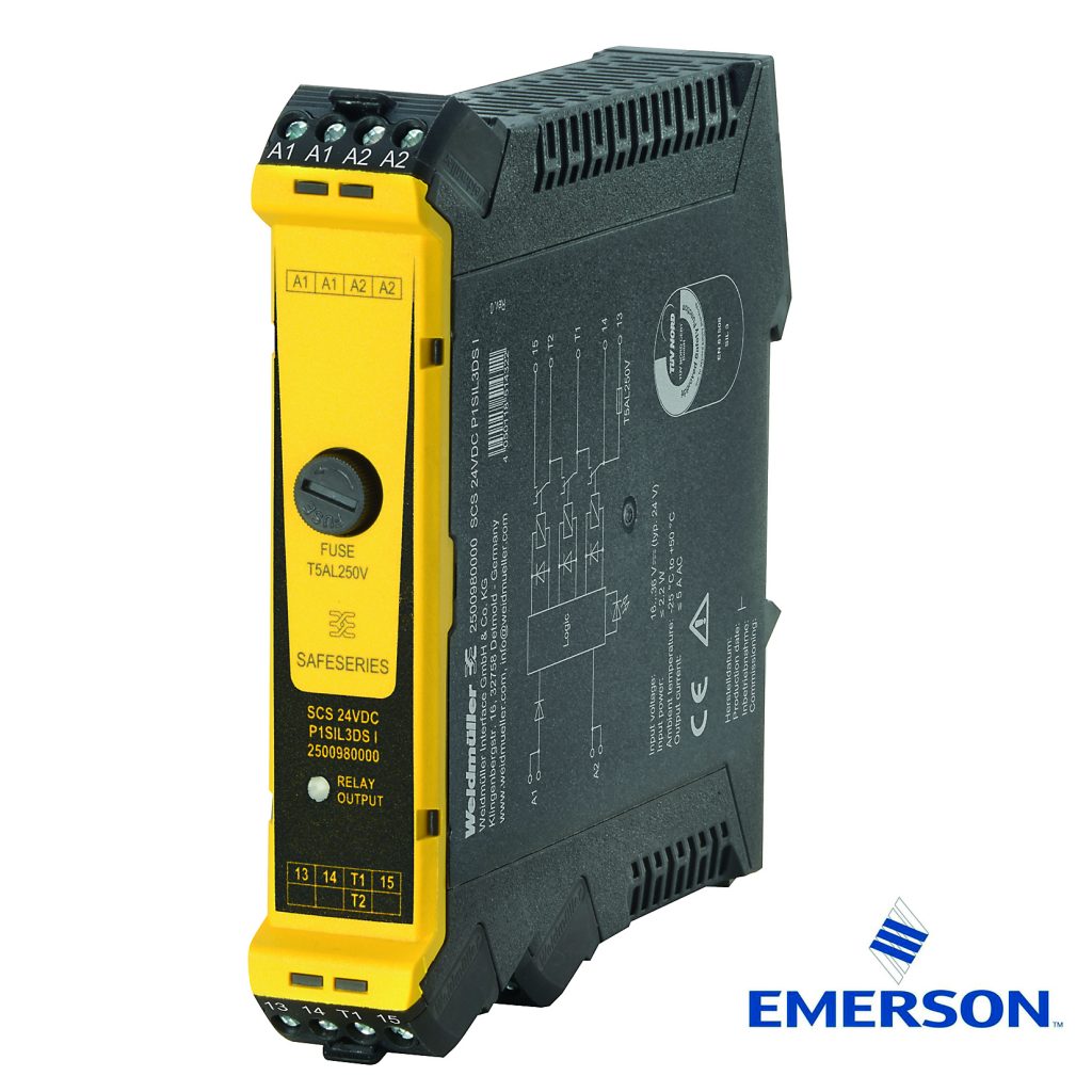 Sicherheitsrelais für den Einsatz in emerson Sicherheitssteuerungen 2 Weidmüller Sicherheitsrelais