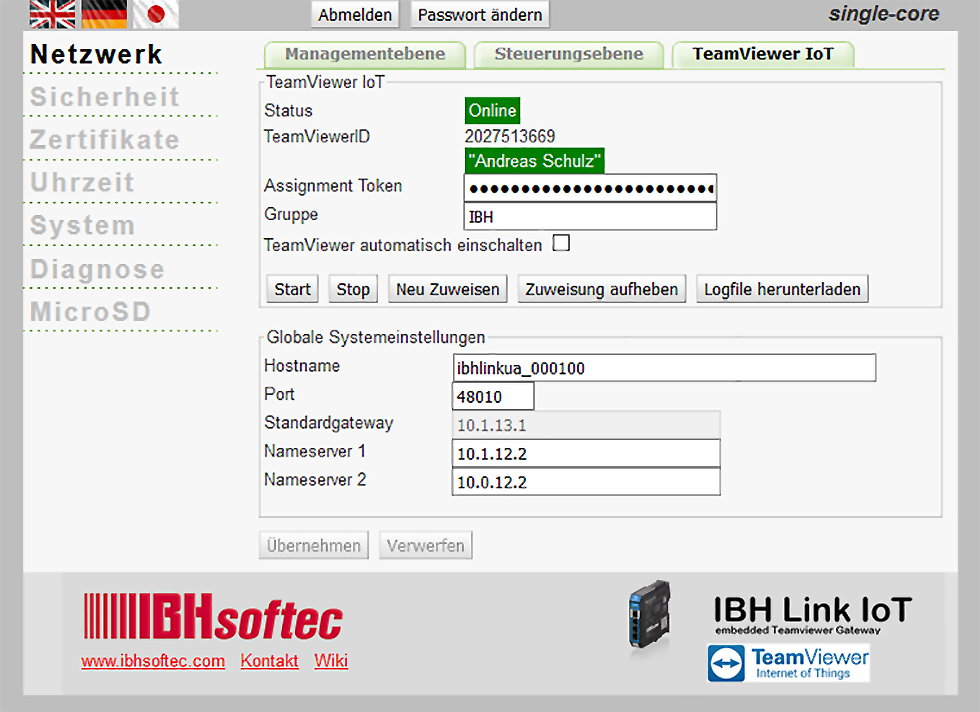 Mehr als nur sicherer Zugriff auf die Maschine