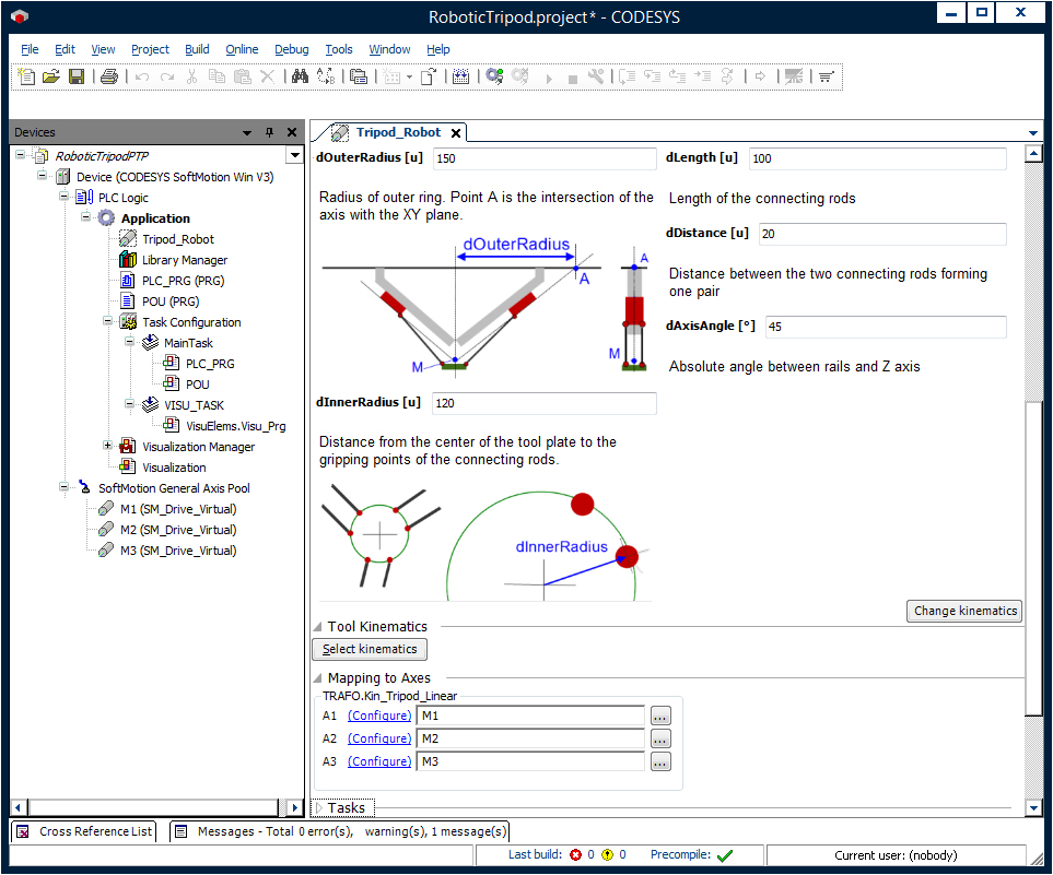 Erweiterung der Codesys-Robotiklösung