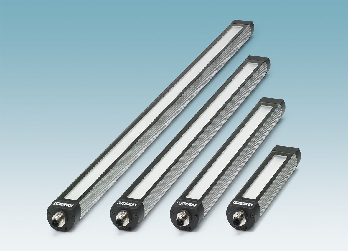 Maschinenleuchten mit Serienschaltungund engem Abstrahlwinkel