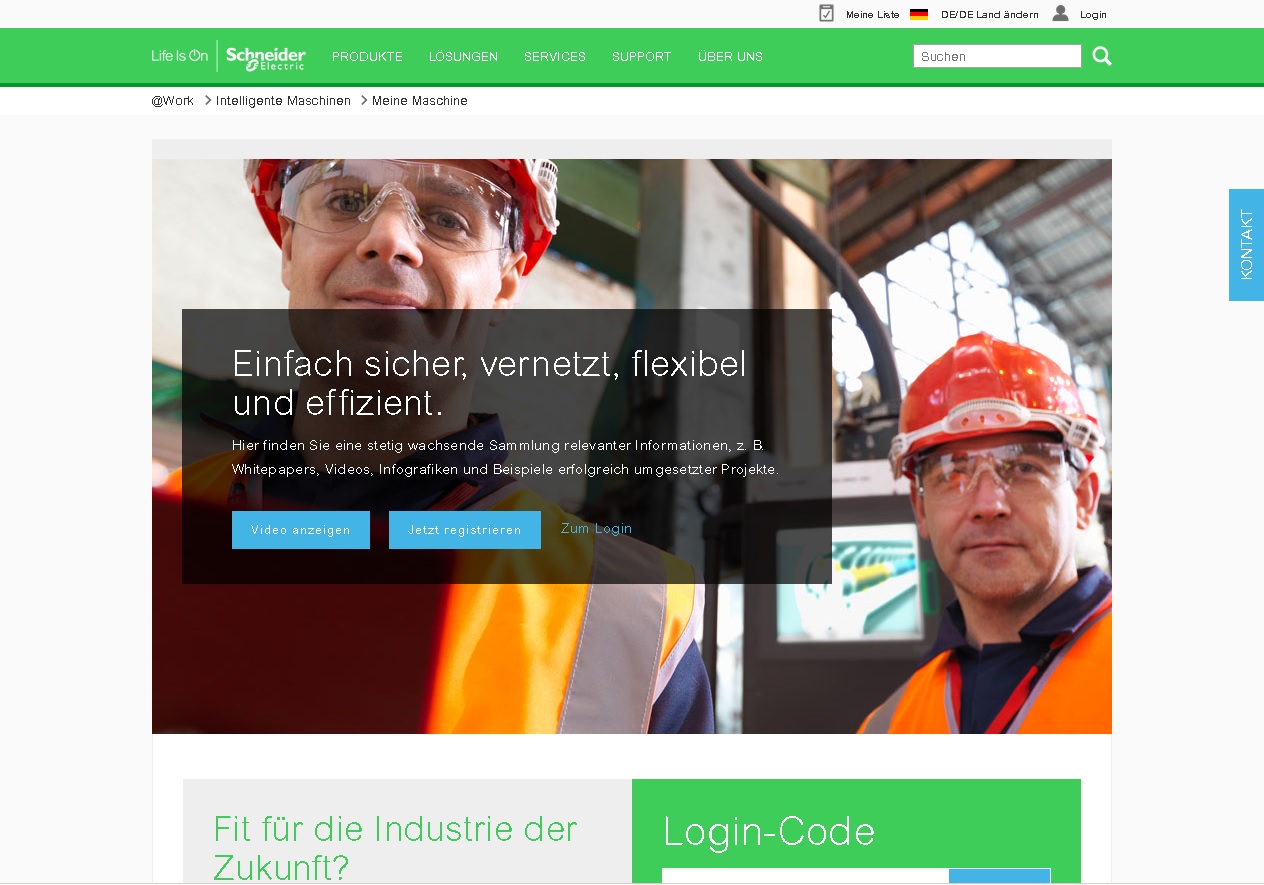 Schneider Electric – Infoportal Industrie 4.0