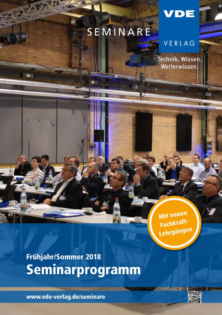 VDE-Seminarprogramm Frühjahr/Sommer 2018 1 8 9