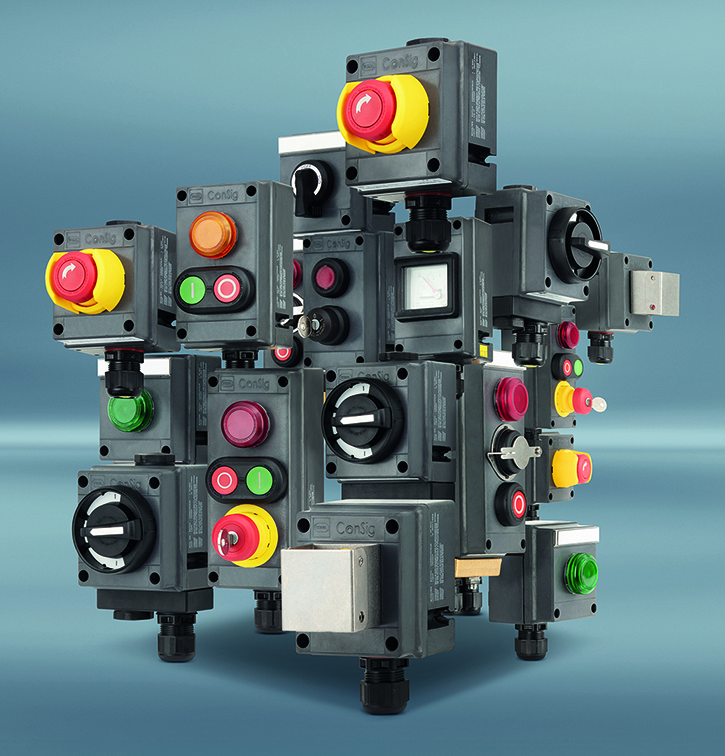 Befehls- und Meldegeräte für Zone 1/21 und 2/22