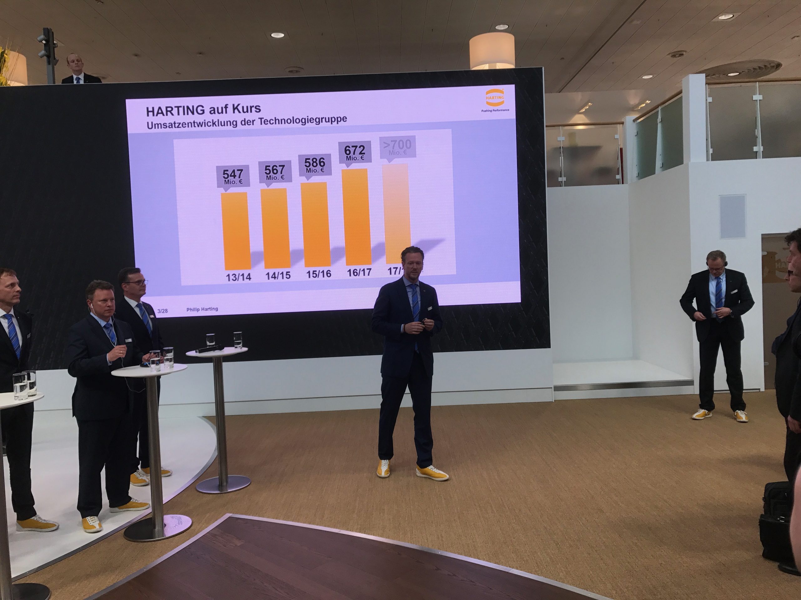 Harting hebt Prognose für 2017/18