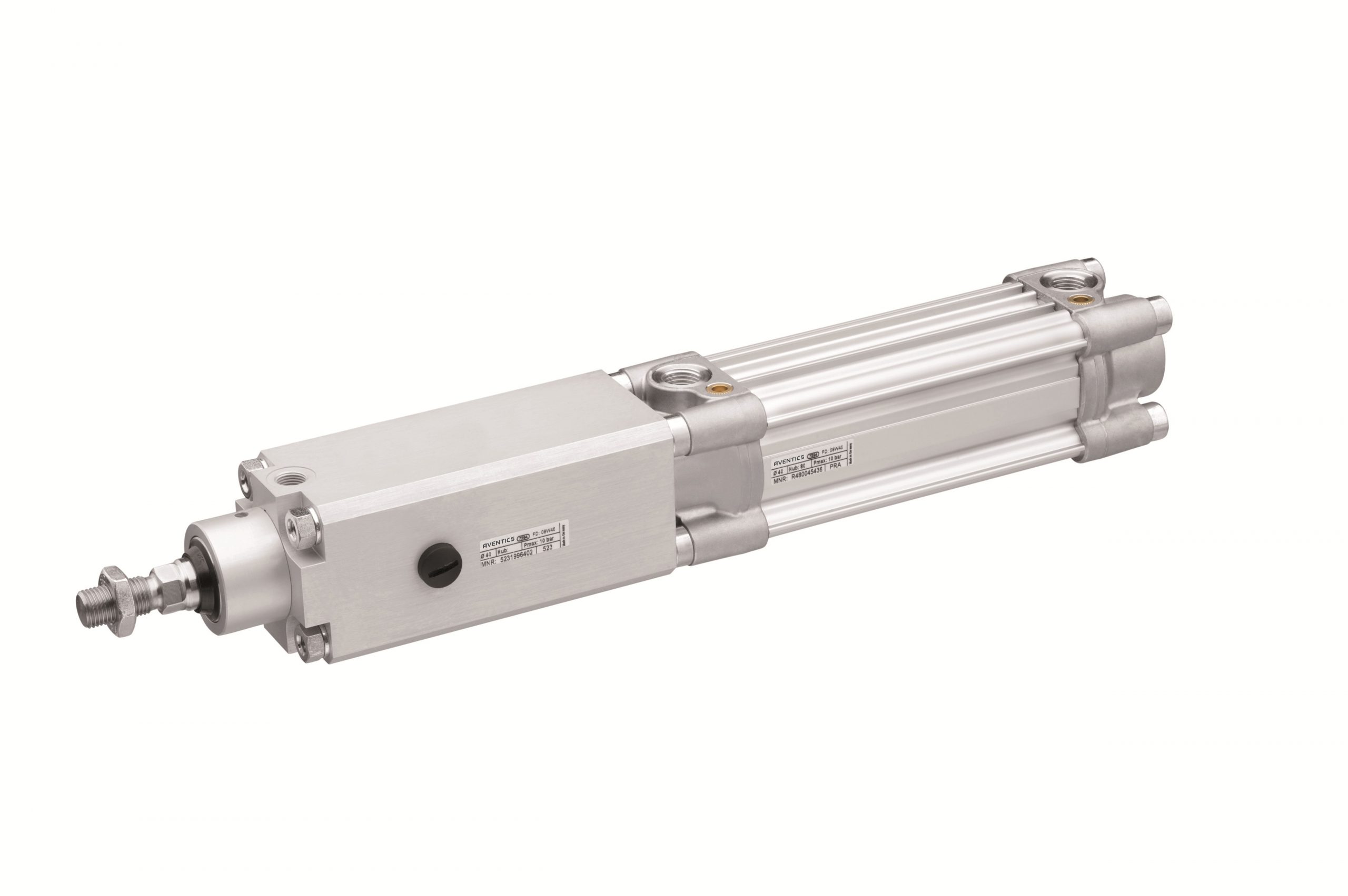 Pneumatische Arretierung fungiert als Halte- und Bremseinrichtung