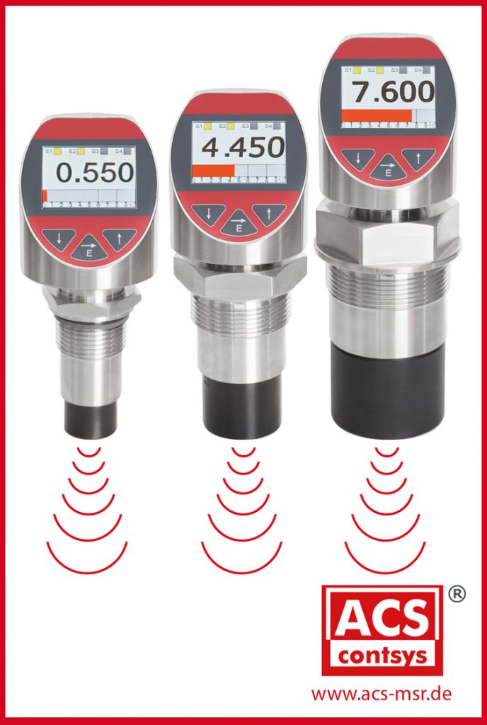 UltraschallFüllstandtransmitter 1 Der Sonicont USN4 ist für Messbereiche von 2, 5 und 8m ausgelegt.