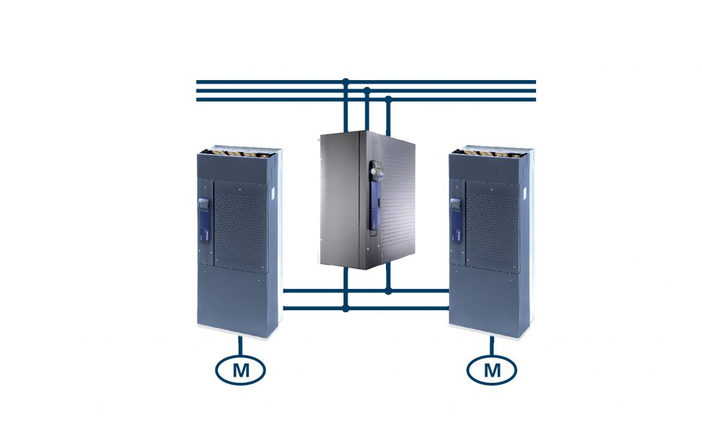 Hochleistungslösung für Heavy Duty 5 Der Umrichter lässt sich mit den Rückspeiseeinheiten vom Typ AEC8 kombinieren.