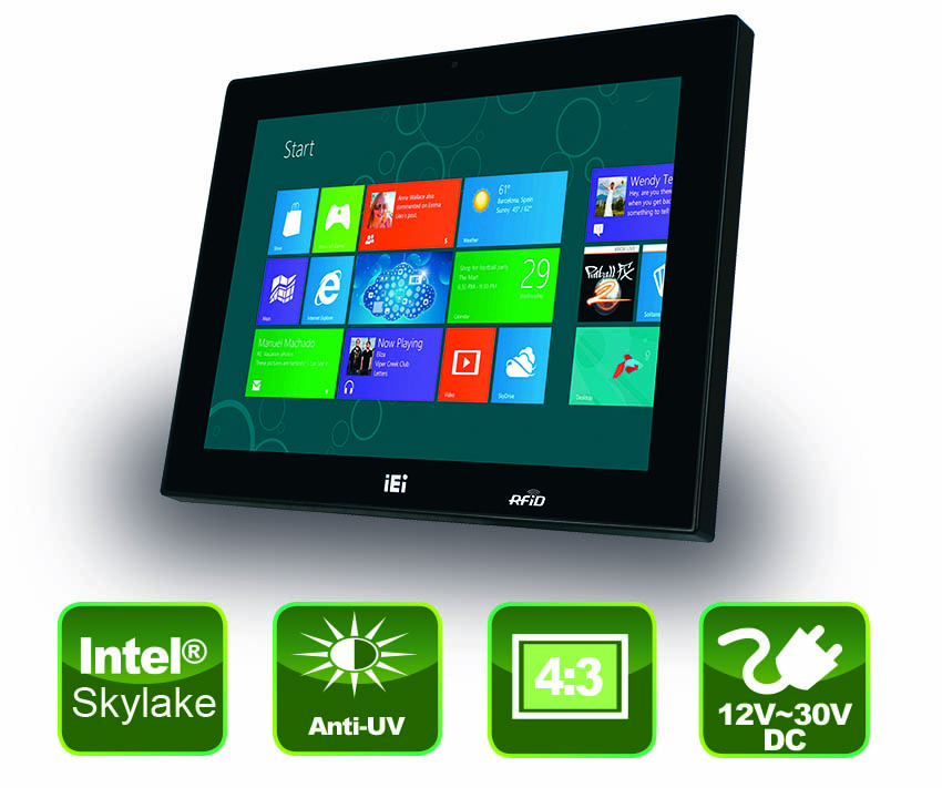 Kompakter und robuster HMI-panel-pc