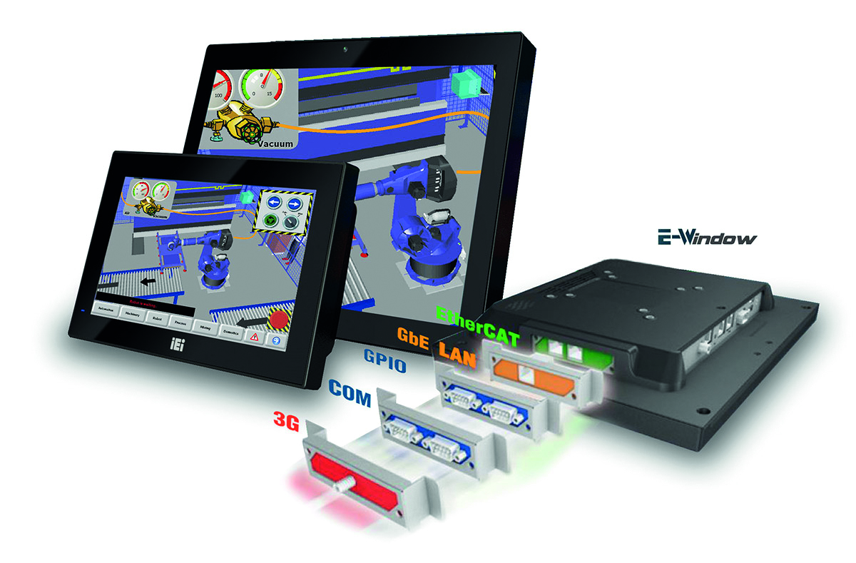 Modulare Panel-PCs mit I/O-Interface