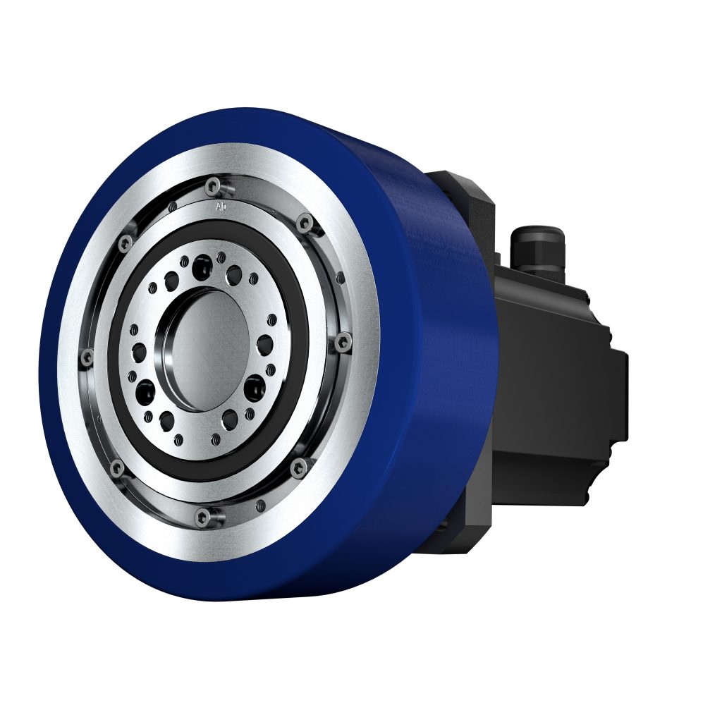 Kombination aus Getriebe, Motor und Regler 2 Sumitomo verzichtet bei der Lebensdauerschmierung auf das klassische Getriebeöl und setzt stattdessen ein speziell für diesen
Einsatz entwickeltes Fett ein.