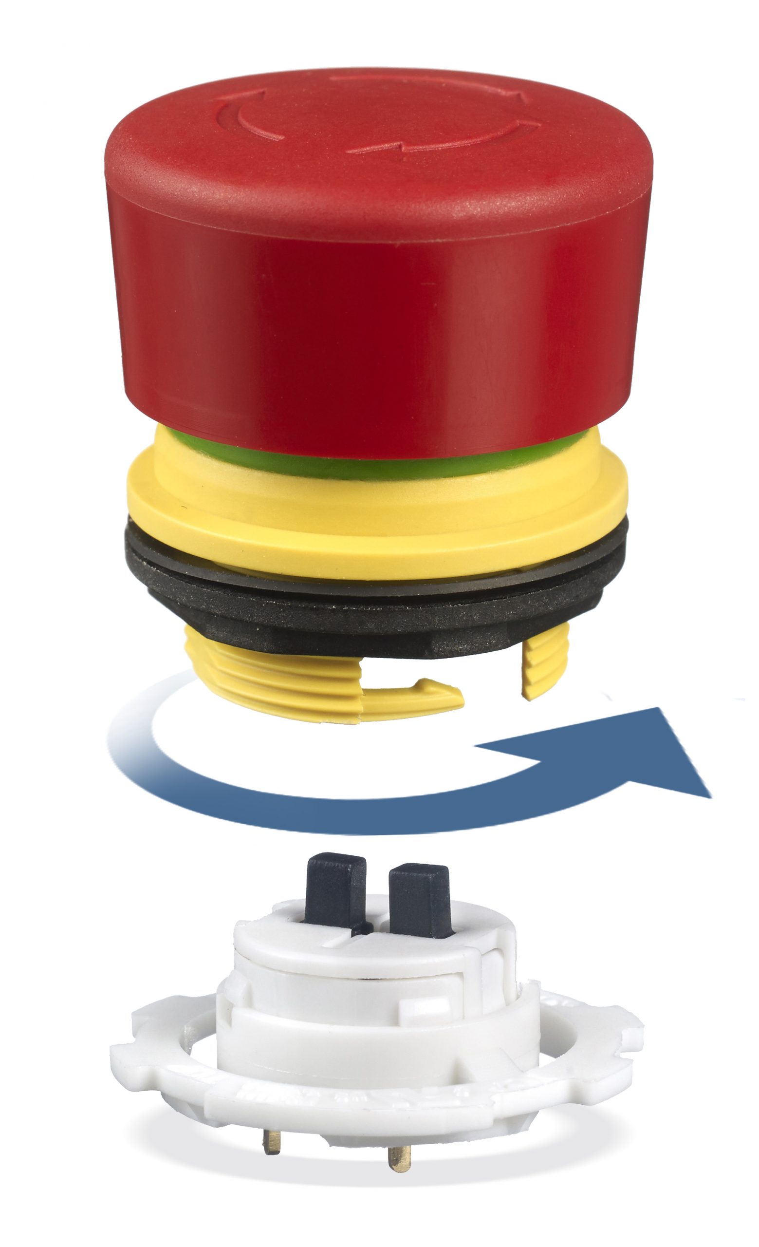 Notaus-Schalter für die Leiterplatte