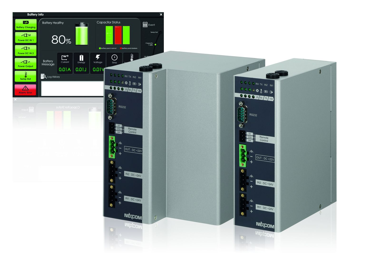 Kondensatoren-USV für den Schaltschrank 2 Kondensatoren-USV für den Schaltschrank