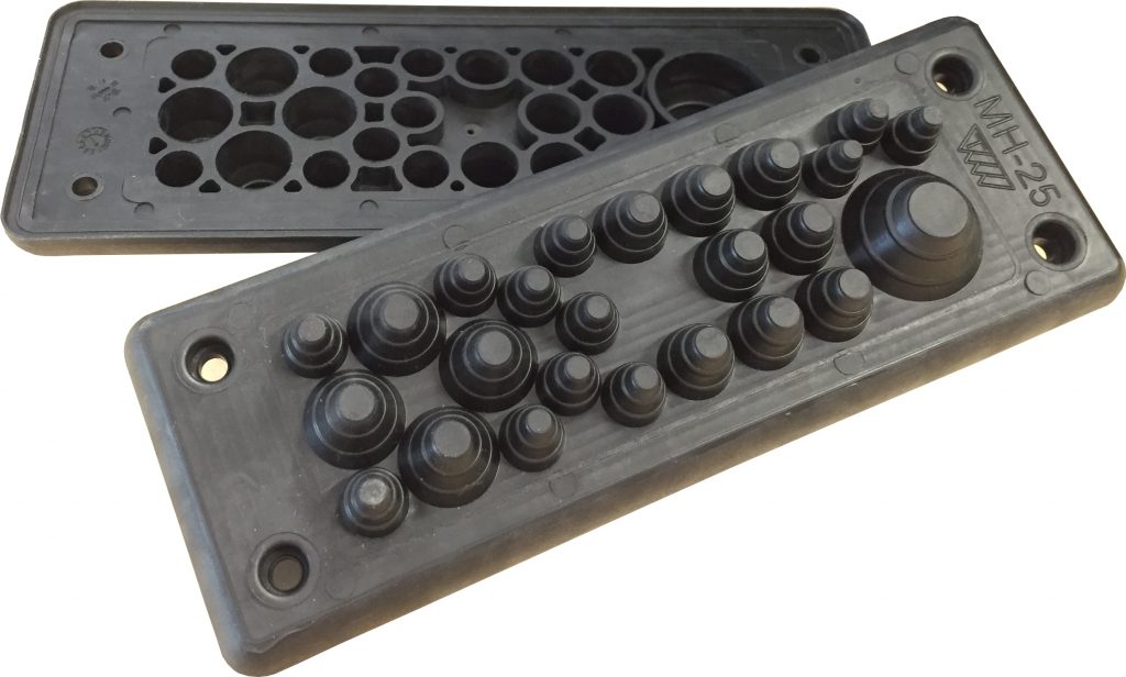 Kabeldurchführung auch für Rohre 1 APN32 gogatec