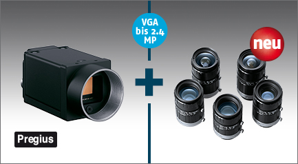 Universell einsetzbar von VGA bis 2,4MP