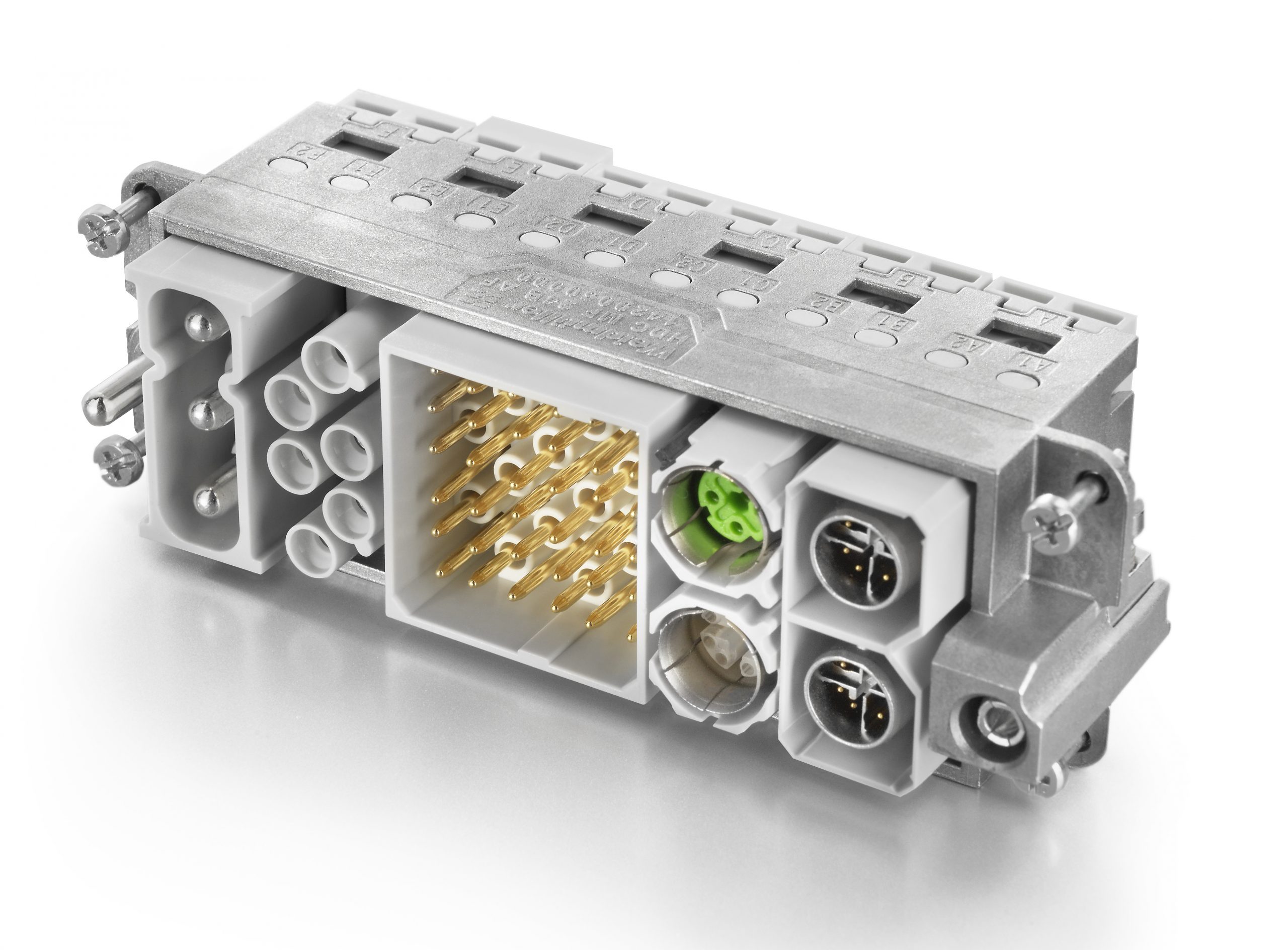 Modulare Steckverbinder zur Übertragung von Energie, Signalen und Daten 2 Modulare Steckverbinder zur Übertragung von Energie, Signalen und Daten