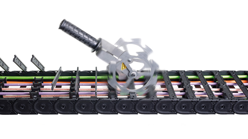 Schnellöffner-Energieketten für kürzere Reparatur- und Wartungszeiten