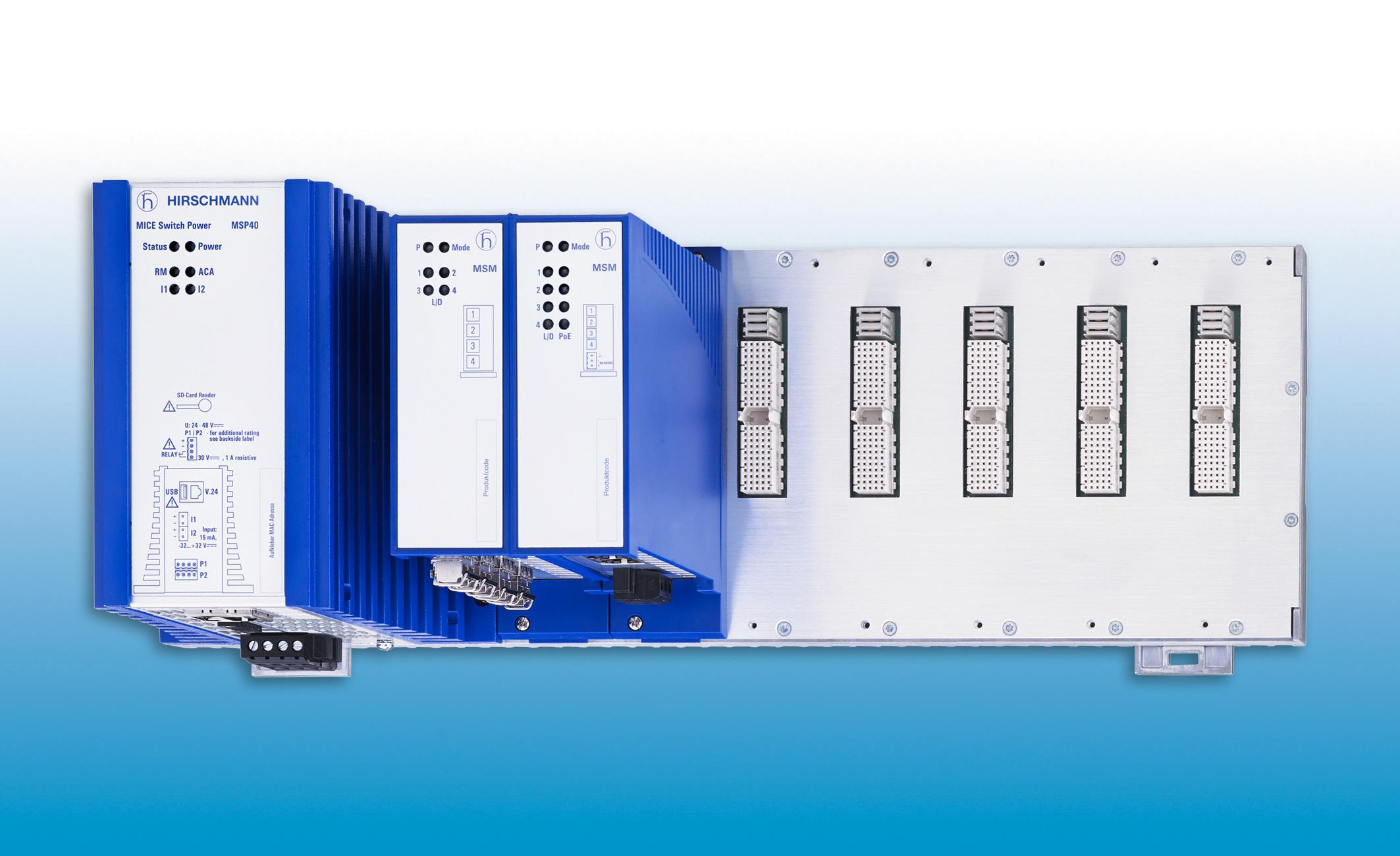 Robuster Industrial Ethernet Switch für hohe Datenraten