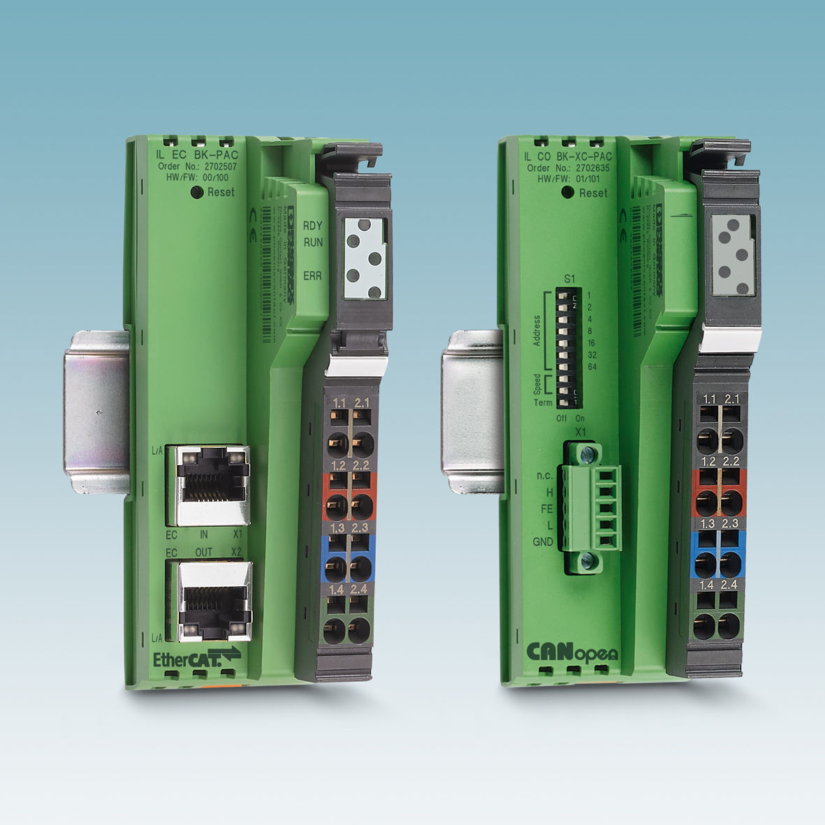 Schmale Buskoppler für kompakte I/O-Stationen 2 Schmale Buskoppler für kompakte I/O-Stationen