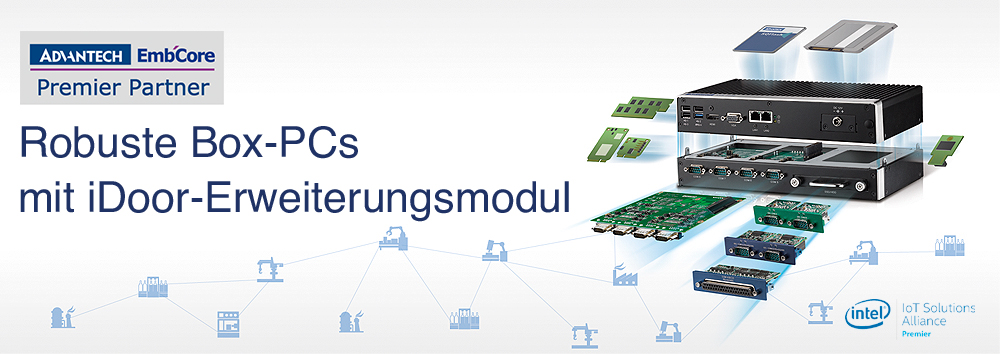 Robuste Box-PCs mit Erweiterungsmodul