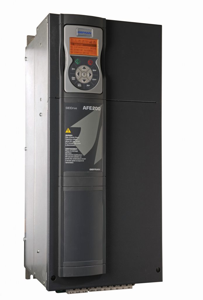 Die Verwendung der Einspeise-/R&uuml;ckspeiseeinheiten mit Active Front End (AFE200) von Gefran stellt die freiwerdende Bremsenergie der Achterbahn anderen Verbrauchern zur Verf&uuml;gung.