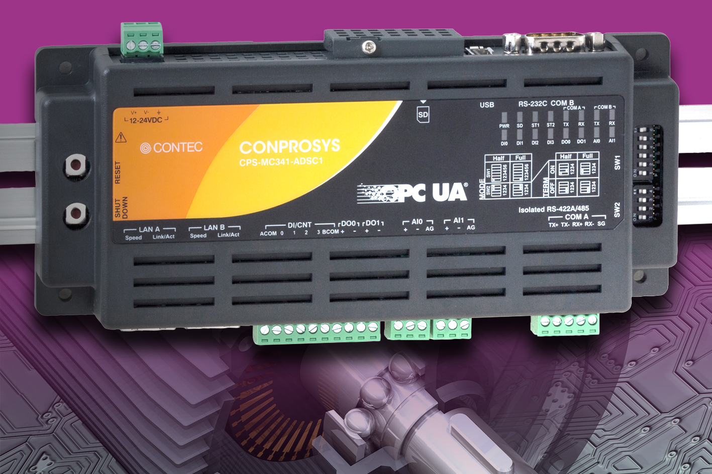 Neue M2M-Controller-Version unterstützt Ethernet-basierte Kommunikationssoftware