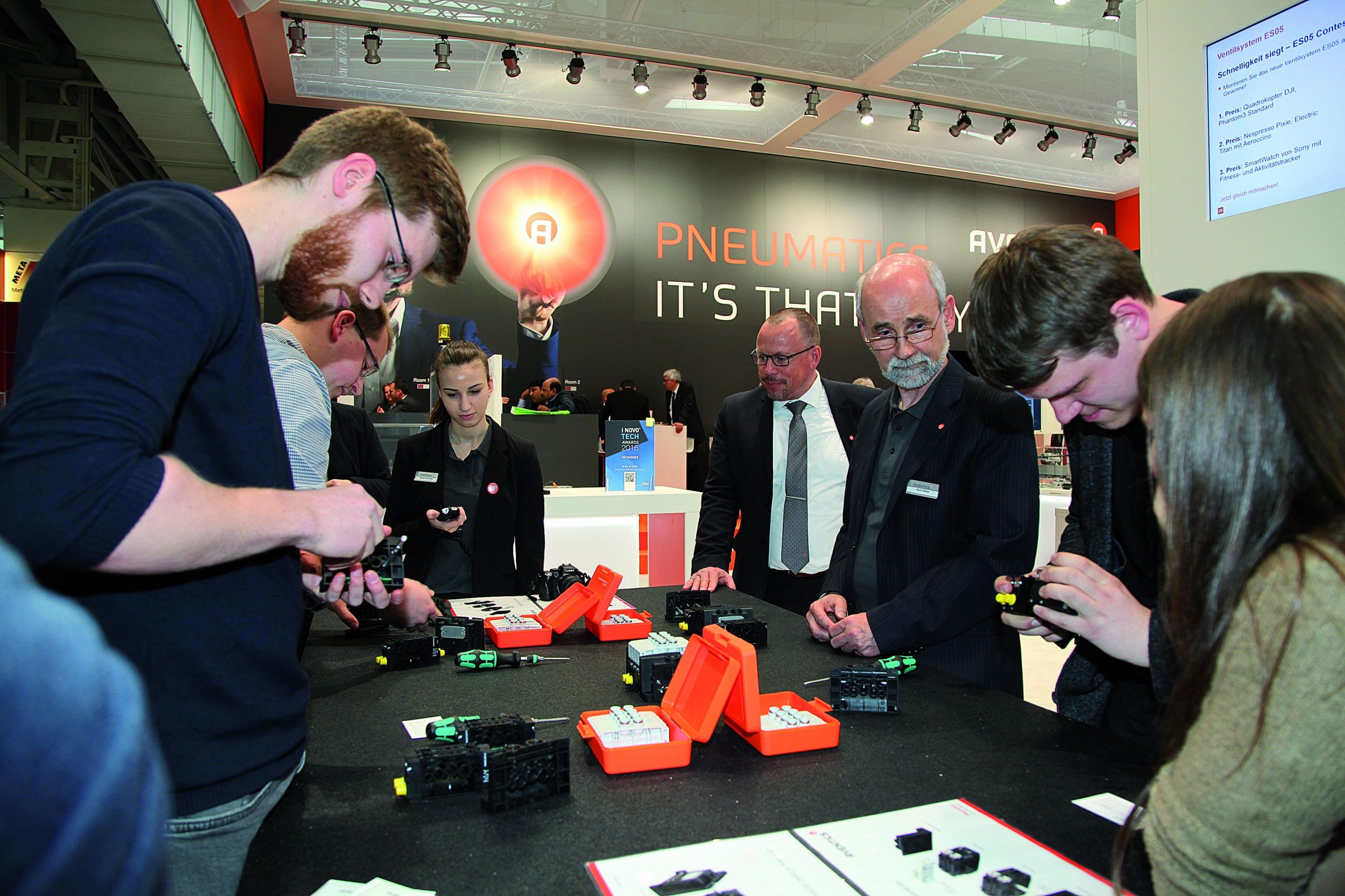 Einfache Ventilmontage: virtuell wie real