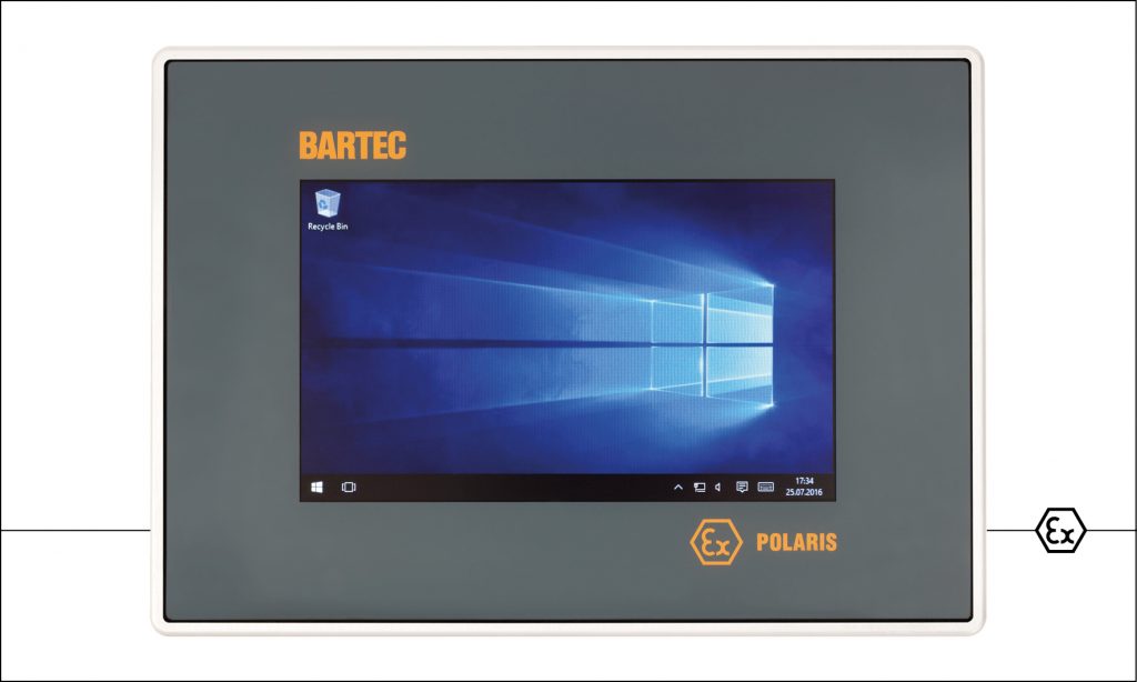 Kompakter Panel-PC mit LED-Hintergrundbeleuchtung 1 BARTEC POLARIS SMART HMI