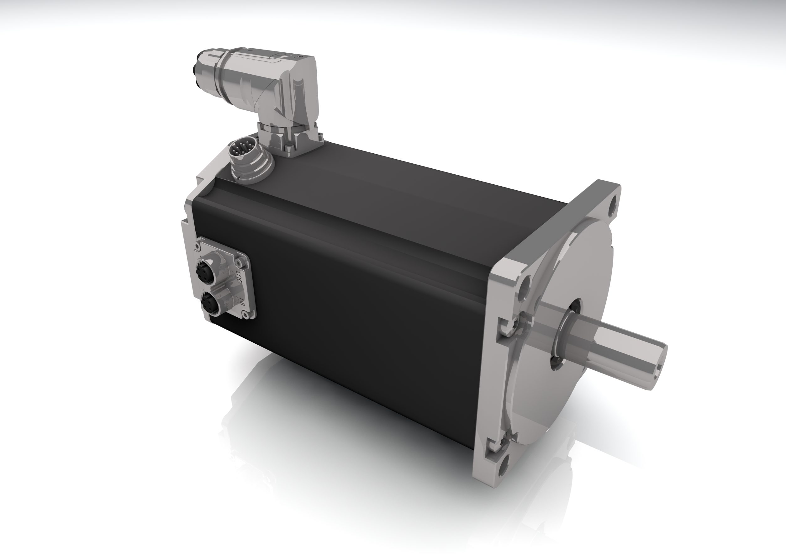 Gleichstrommotoren mit passendem Winkelgetriebe