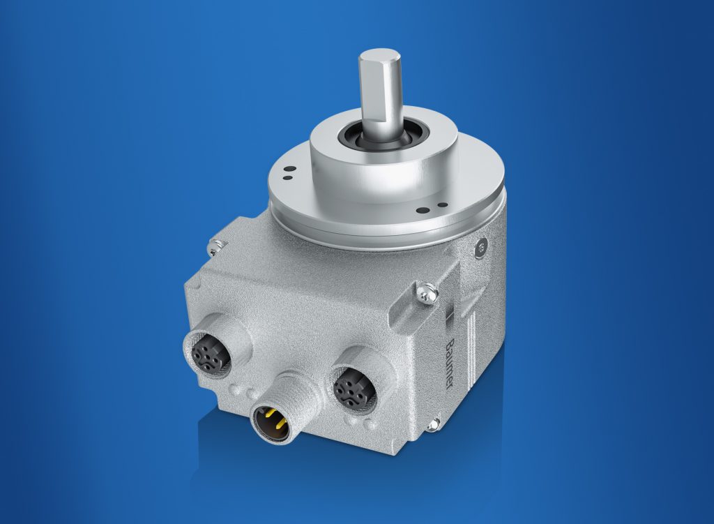 58mm-Ethernetdrehgeber 1 Als erste Variante der neuen Serie wird er mit Profinet Schnittstelle vorgestellt. Weitere Ethernet-Schnittstellen befinden sich bereits in der Umsetzung