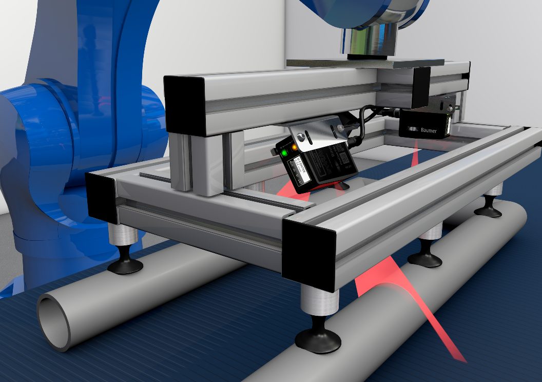 Vermessung runder Objekte ohne Reflektor