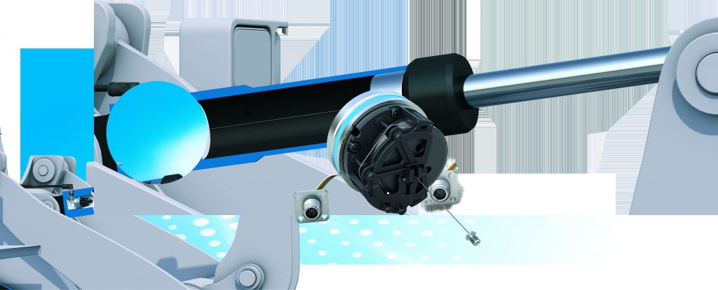 Kolbenbohren Ade 1 Die SGH-Seilzugsensoren sind voll integrierbar in Hydraulik- oder Teleskopzylinder. Auch ein seitlicher Anbau ist bei konstruktionsbedingten Erfordernissen realisierbar.