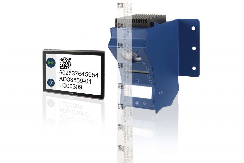 FastCodeReader 1 Der FastCodeReader mit integrierter Zeilenkamera liest mit einem Tintenstrahler gedruckte Codes, die mit 10m/s an der Kamera vorbei geführt werden. Die Entwicklungsumgebung ViewIT ermöglicht es, dem Anwender eigene Anwendungen schnell zu entwickeln.