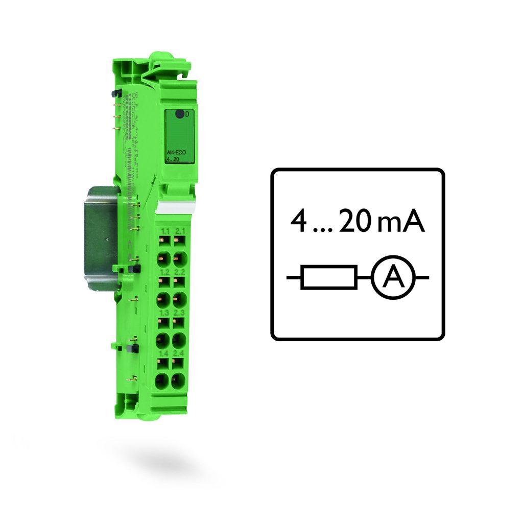 Serienmaschinen einfach und wirtschaftlich automatisieren 1 Die Inline ECO-Klemmen umfassen jeweils eine Funktion und müssen daher nicht parametriert werden.