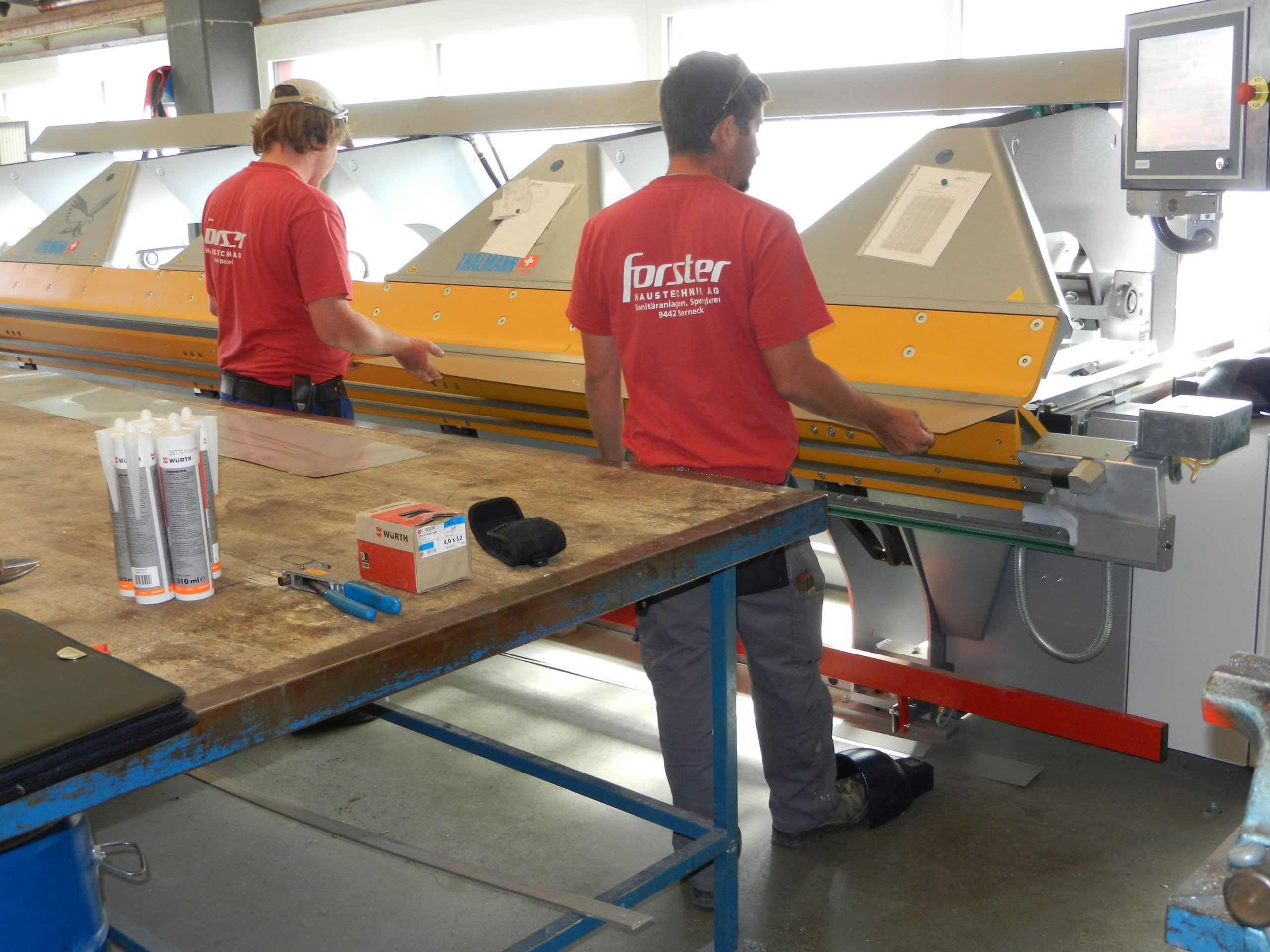 Auf Biegen und Pressen