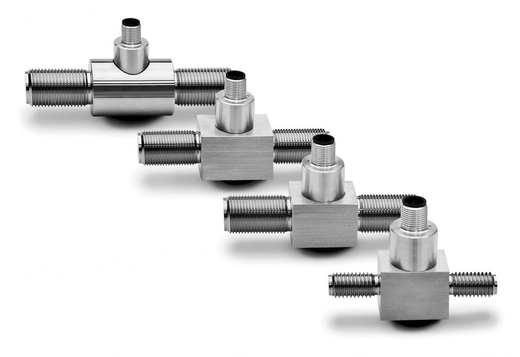 Zug und Druck 2 Druckkraftaufnehmer mit Dünnfilmtechnik eignen sich insbesondere für den Einsatz bei elektrischen Linearantrieben.