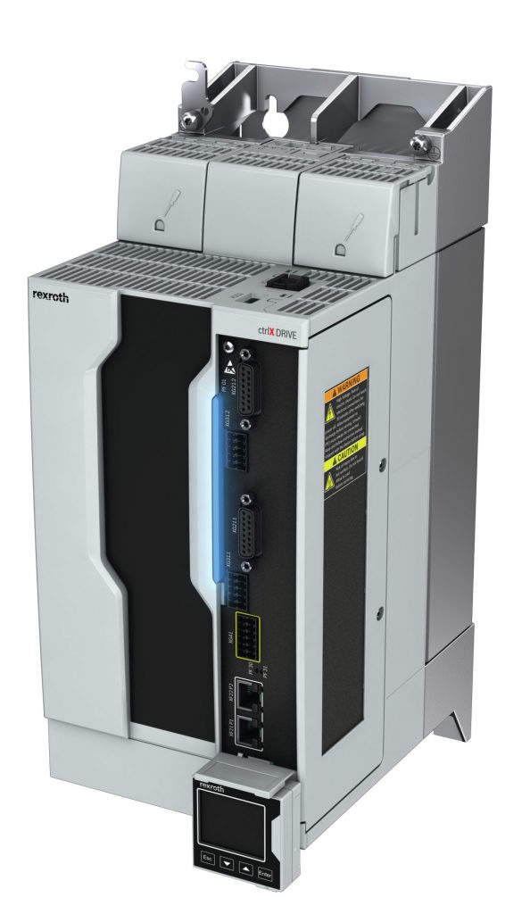 Offen für neue Ansätze 1 Der kompakte Antrieb mit integrierter
Steuerung soll neue Freiheitsgrade eröffnen.