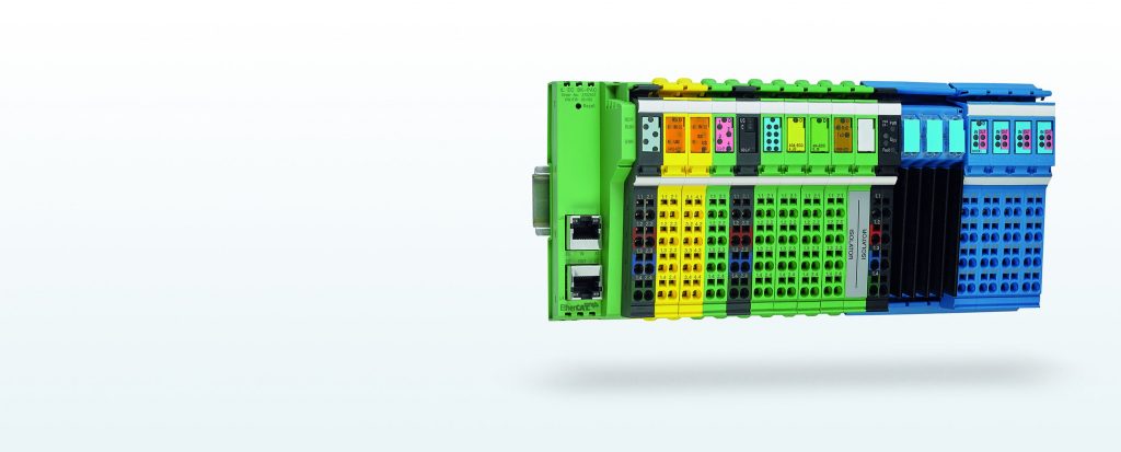 Serienmaschinen einfach und wirtschaftlich automatisieren 4 Das Inline-Portfolio zeichnet sich durch eine große Vielfalt an Klemmen aus.