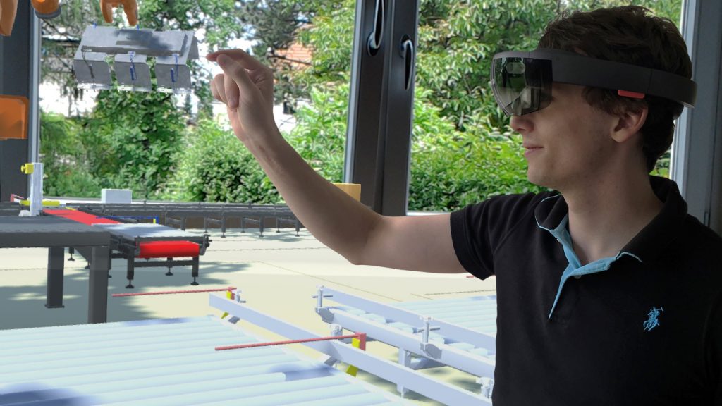 Blick durch die HoloLens 