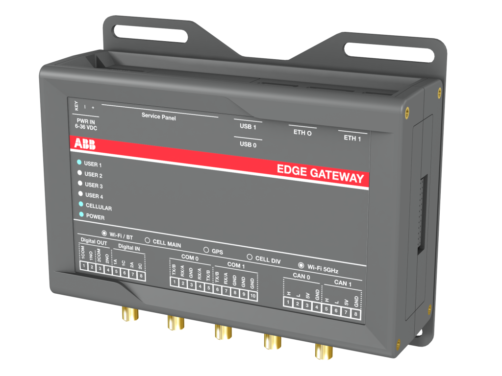 Effizienter und produktiver 3 Das neue Edge-Gateway sammelt Daten von Feldgeräten sowie Umgebungsparameter und speist sie in die Schnittstelle des ABB Ability Energy and Asset Manager ein.