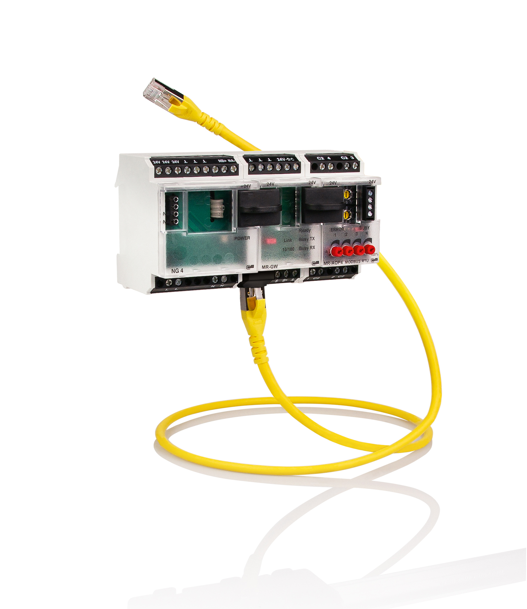 Gateway zur Anbindung von Modbus-RTU-Komponenten