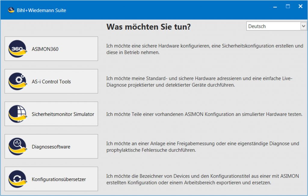 Rundum-Sorglos-Paket 3 Die Safety Software Suite von Bihl+Wiedemann
