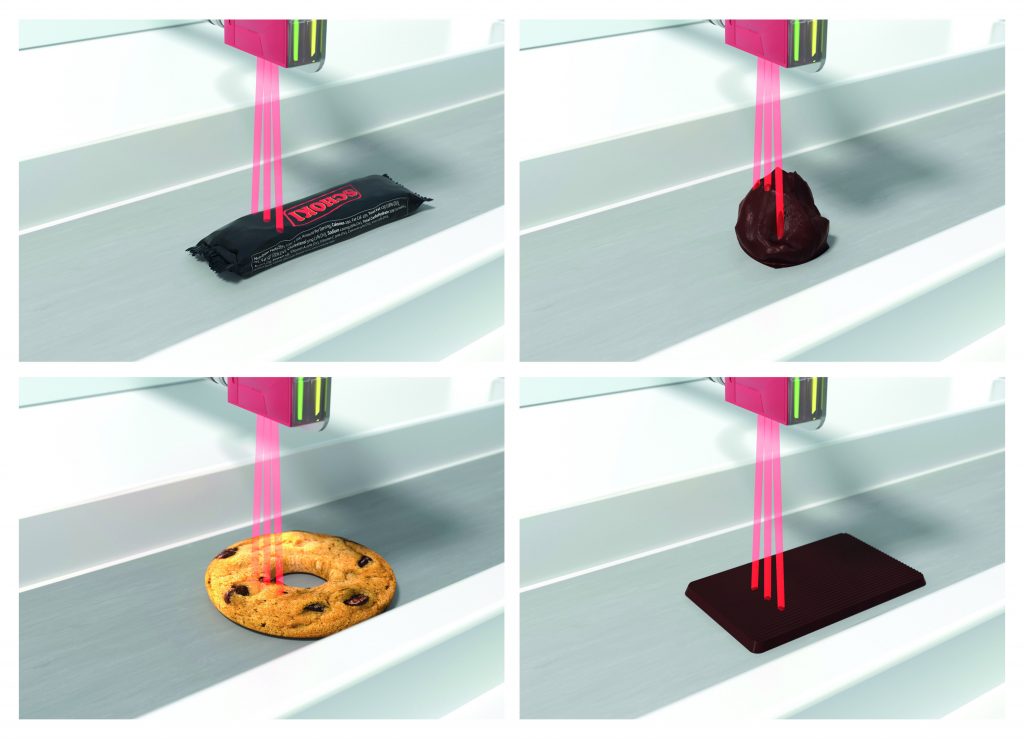 Dynamischer Referenztaster für Verpackungsmaschinen 1 Drei Lichtstrahlensorgen für höchste Zuverlässigkeit. Der DRT 25C erkennt die Vorderkanten der Objekte zuverlässig und sorgt so für reibungslose Abläufe ohne Maschinenstillstände.